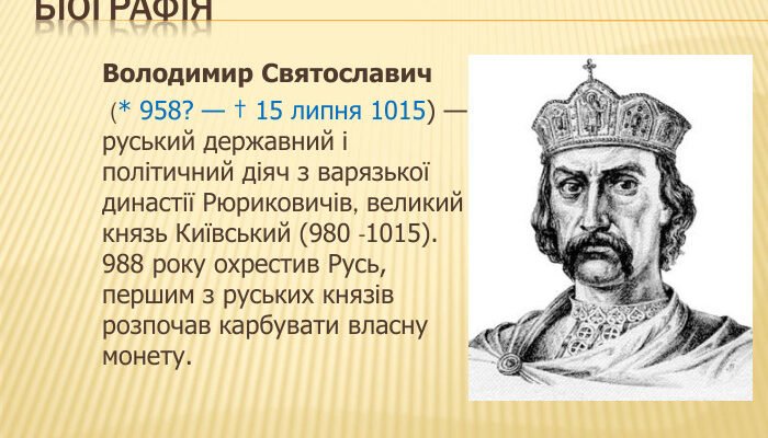 Біографія Володимира Великого: Життя та Досягнення Київського Князя