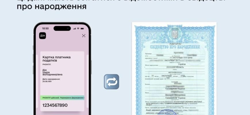 Як отримати свідоцтво про народження через Дію: покрокова інструкція