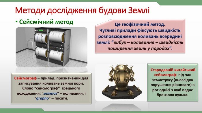 Ефективні методи вивчення внутрішньої будови Землі: огляд технік