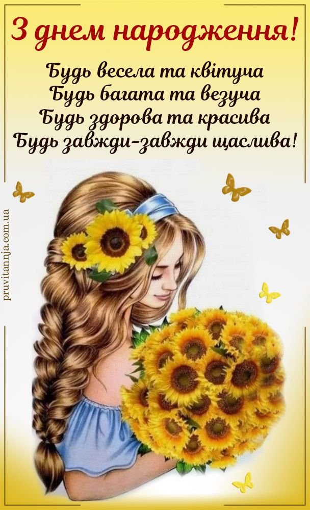 Привітання з днем народження