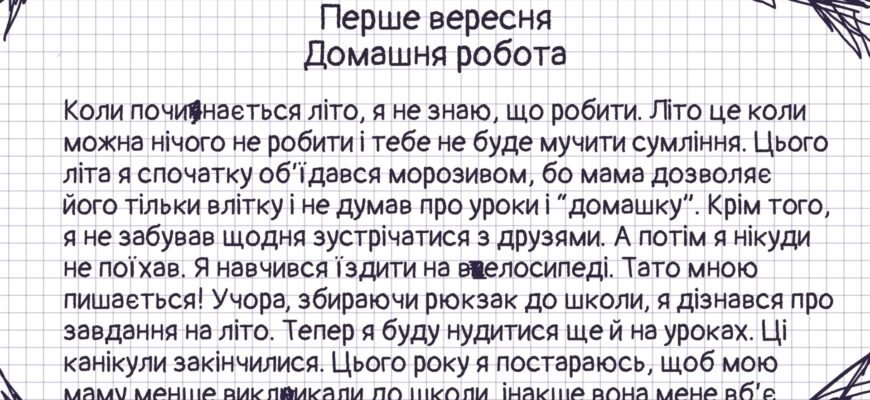 Як я провів літо: унікальні враження та незабутні пригоди