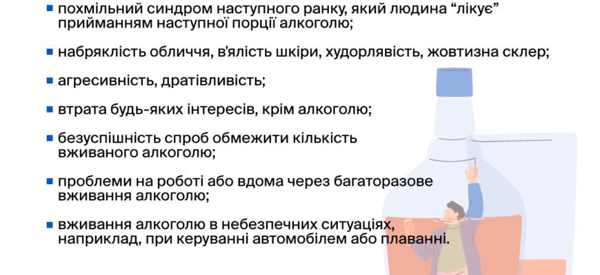Як зрозуміти, що ти алкоголік: основні ознаки та симптоми