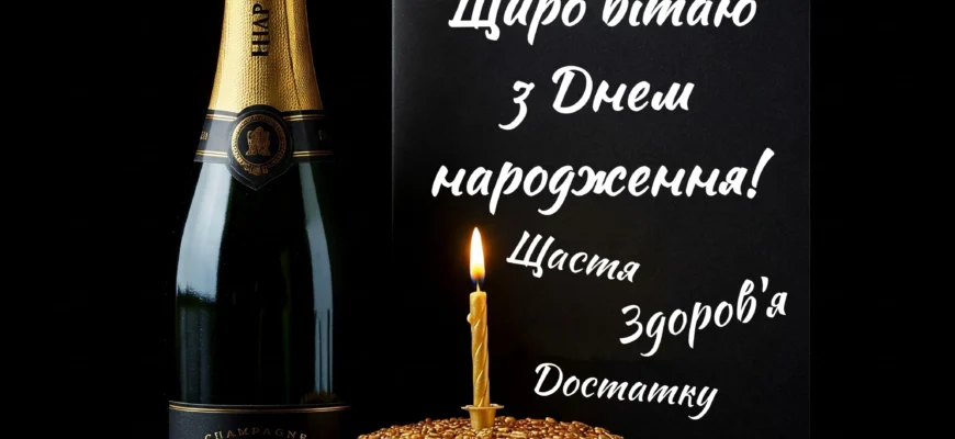 Вітання з днем народження чоловіків: картинки для особливого свята
