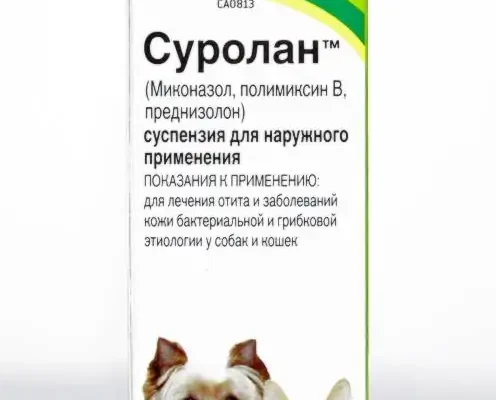 “Суролан: усе про ліки для лікування вушних інфекцій тварин”
