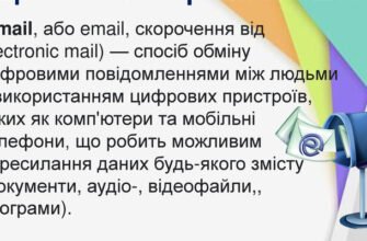 Що таке емейл: значення, функції та використання електронної пошти