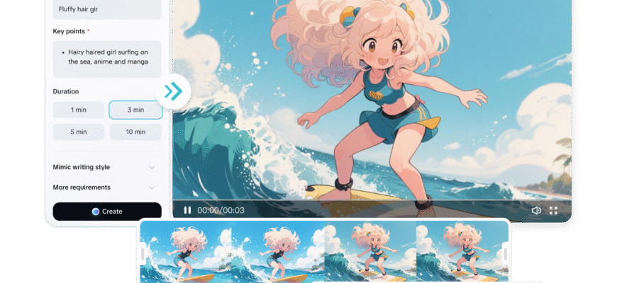 Генератор відео ШІ безкоштовно: створюйте унікальні ролики онлайн Генератор відео ШІ безкоштовно: створюйте унікальні ролики онлайн