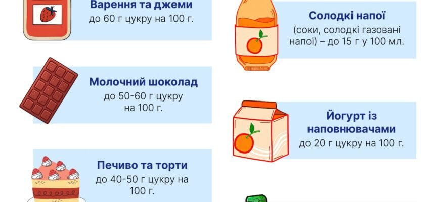 Скільки можна їсти цукру в день: безпечні норми споживання цукру