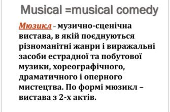 Що таке мюзикл: Визначення, особливості та цікаві факти