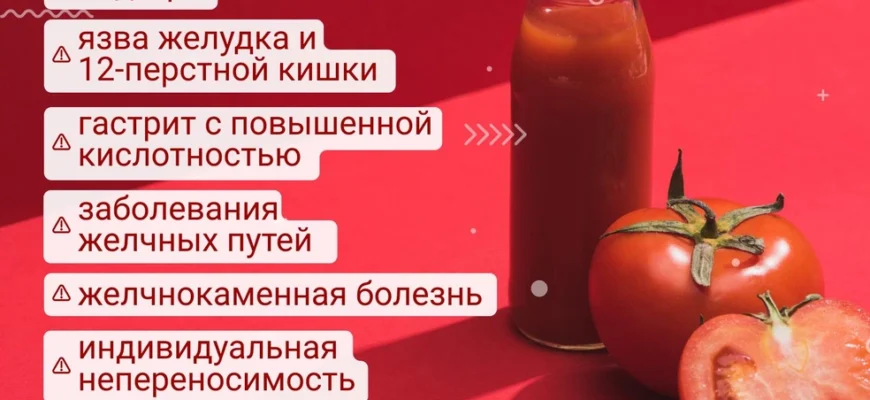 Томатний сік користь і шкода: чи варто його вживати щоденно?