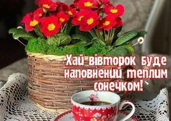 Вітання з вівторком: найкращі побажання та позитивні настрої
