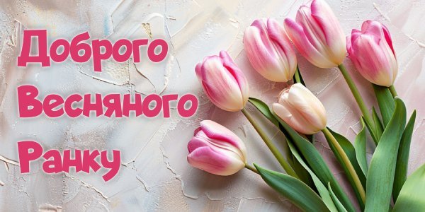 Доброго Весняного Ранку