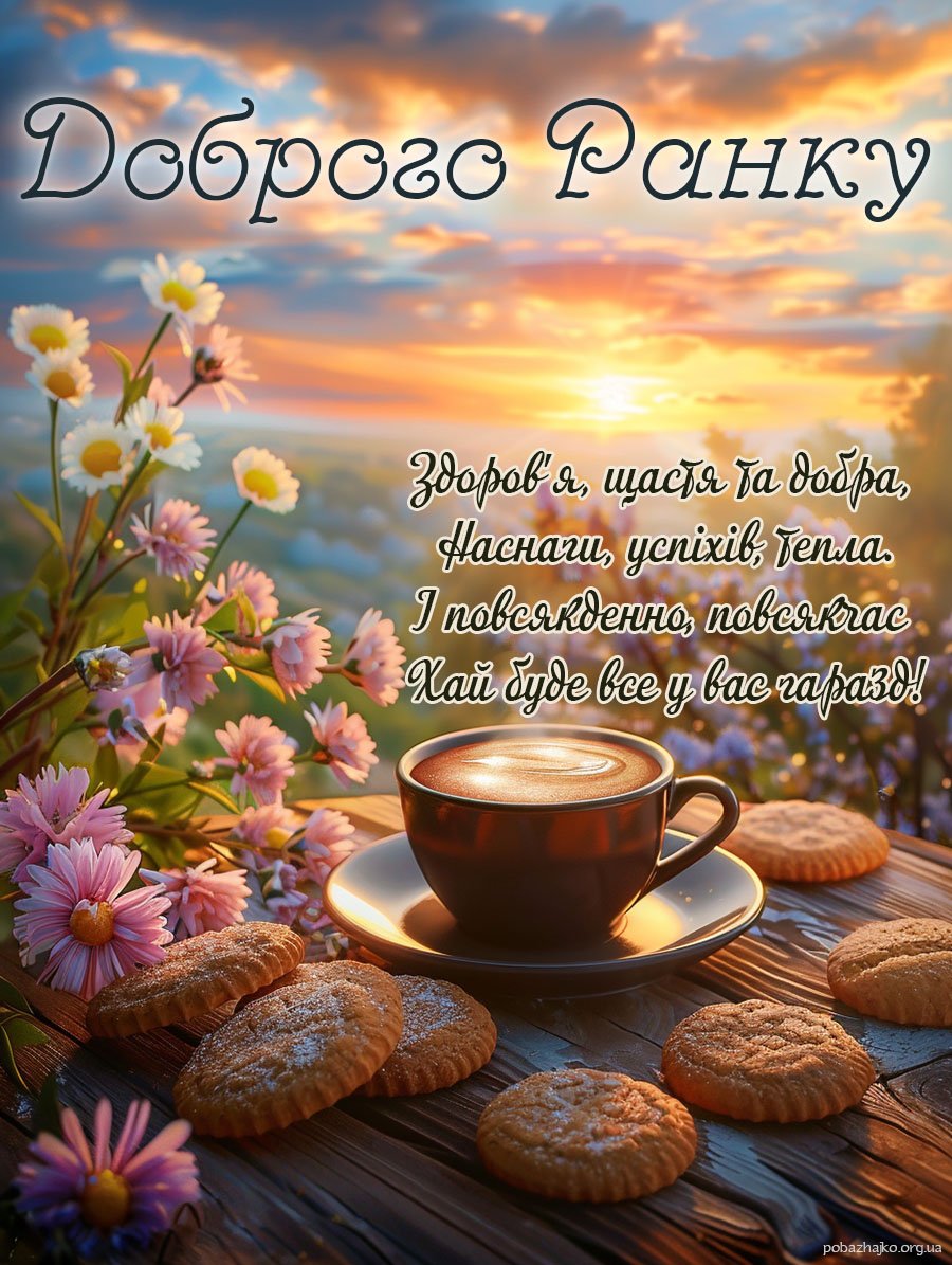 Доброго ранку, гарна весняна картинка
