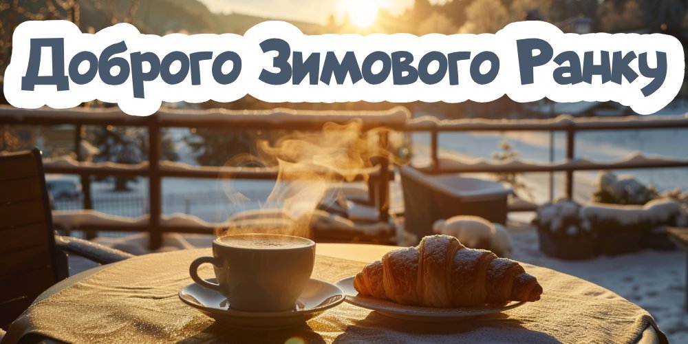 Доброго Зимового Ранку