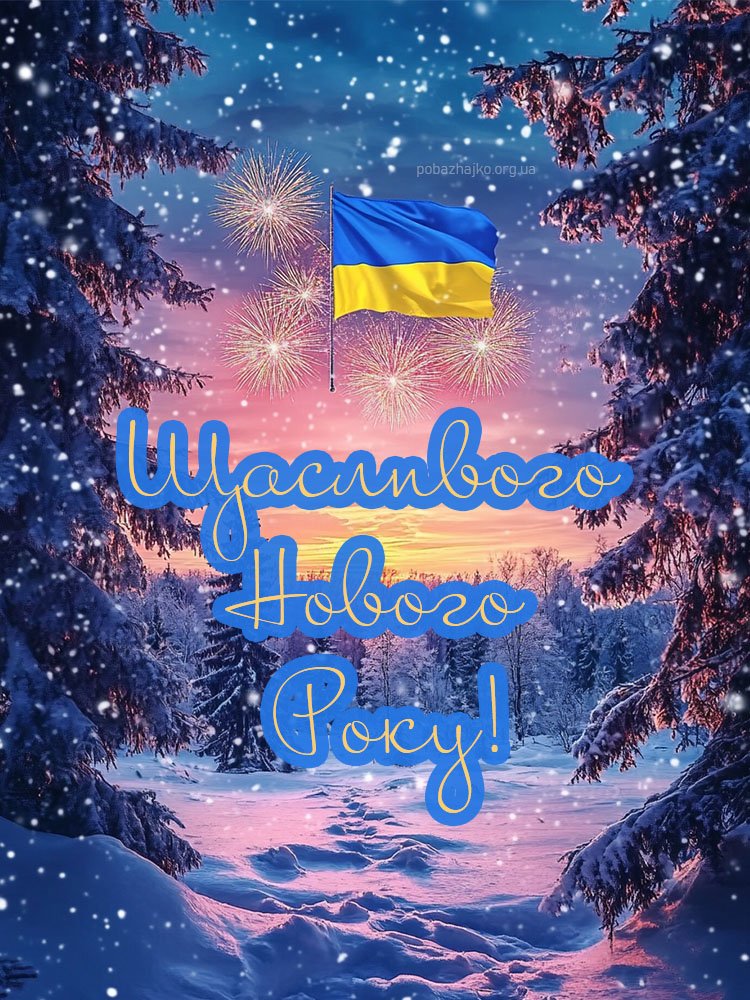 Патріотичне побажання Щасливого Нового Року! Патріотичне побажання Щасливого Нового Року!