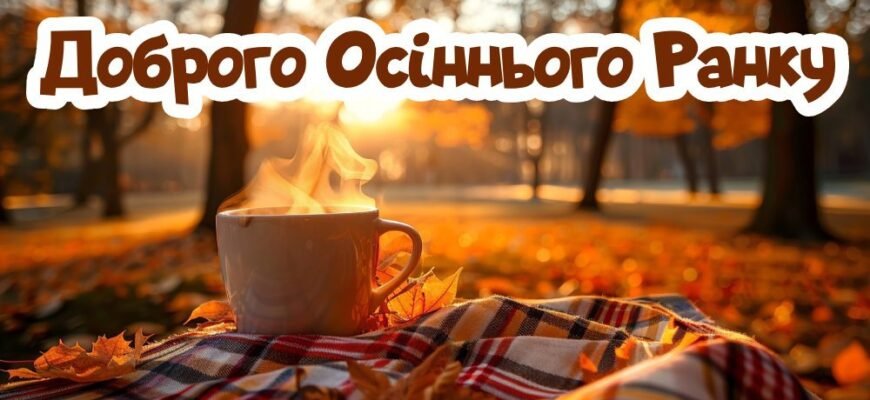 Доброго осіннього ранку: яскраві картинки та щирі привітання для вас Доброго осіннього ранку: яскраві картинки та щирі привітання для вас