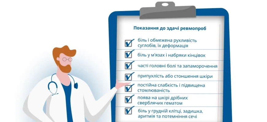 Що таке ревмопроби: визначення, значення та їх важливість для діагностики