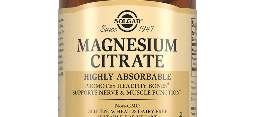 Цитрат магнію: користь і шкода для здоров’я — у чому правда?