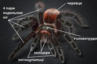 Які кінцівки мають павуки: анатомія та функції павукових лап