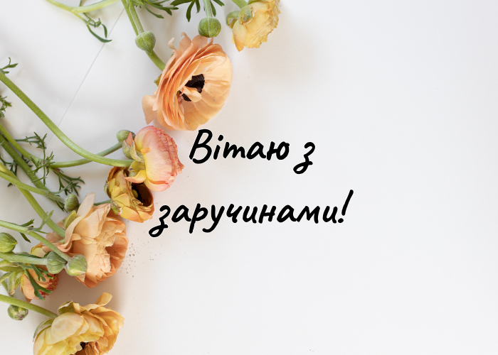 Красивий момент заручин