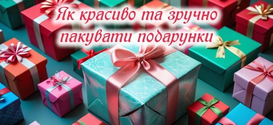 Практичні поради: як стильно та легко пакувати подарунки з 79000.com.ua