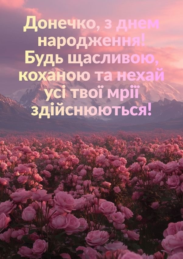 картинки з днем народження для донечки