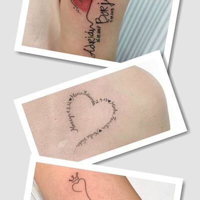 Тату імена дітей: як обрати стиль та місце для татуювання?