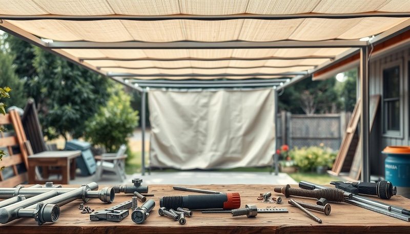 Тіньовий навіс для авто