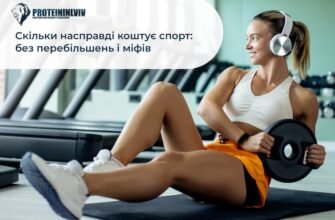 Чи правда що спорт це дорого? Скільки справді коштує спортивне харчування та інвентар?