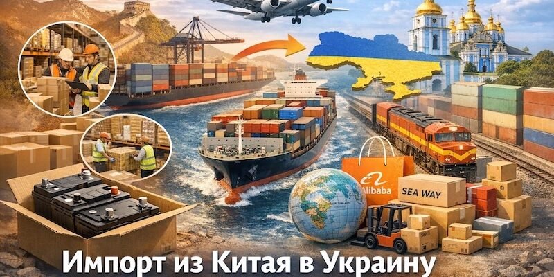 📦 Импорт из Китая в Украину: сборные грузы и доставка с Alibaba