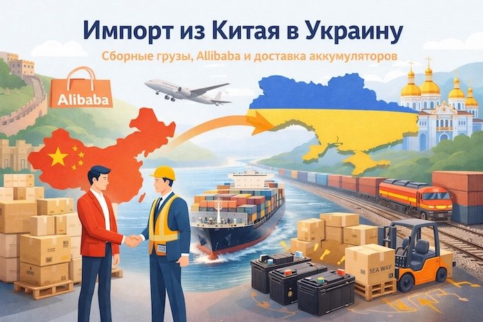 Импорт из Китая в Украину