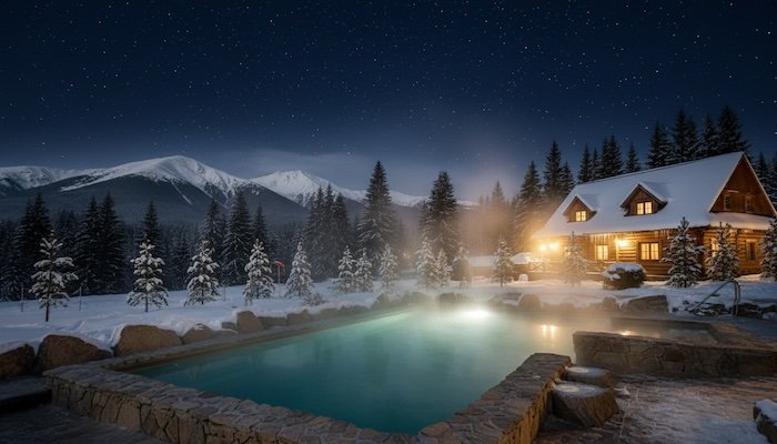 відрізняється відкритий басейн з підігрівом