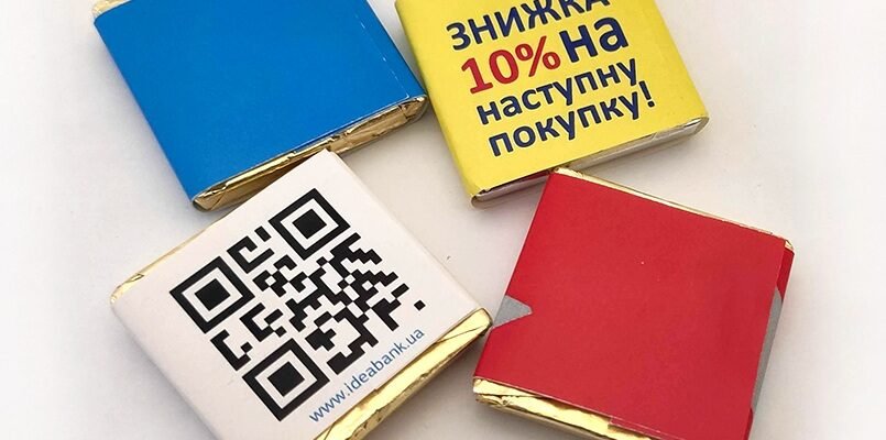 Шоколад з логотипом – гарний метод рекламування компанії