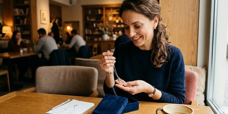 Серебряное колье в подарок: как подобрать удачную модель для женщины