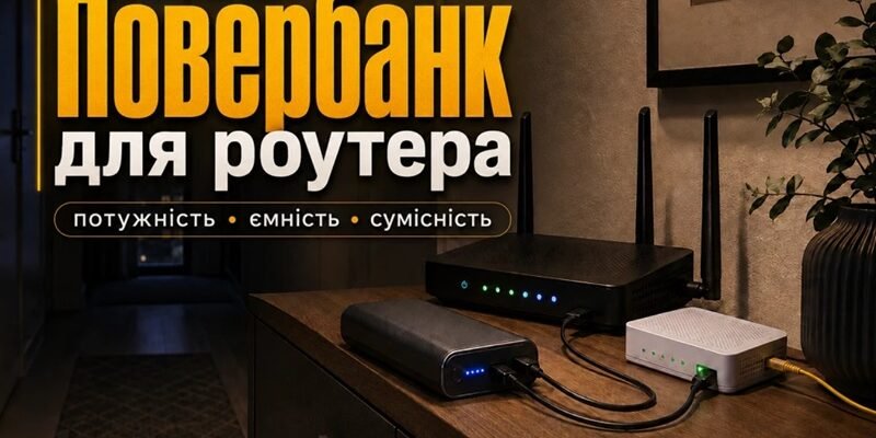 Як вибрати повербанк для роутера: врахуйте ці 7 параметрів